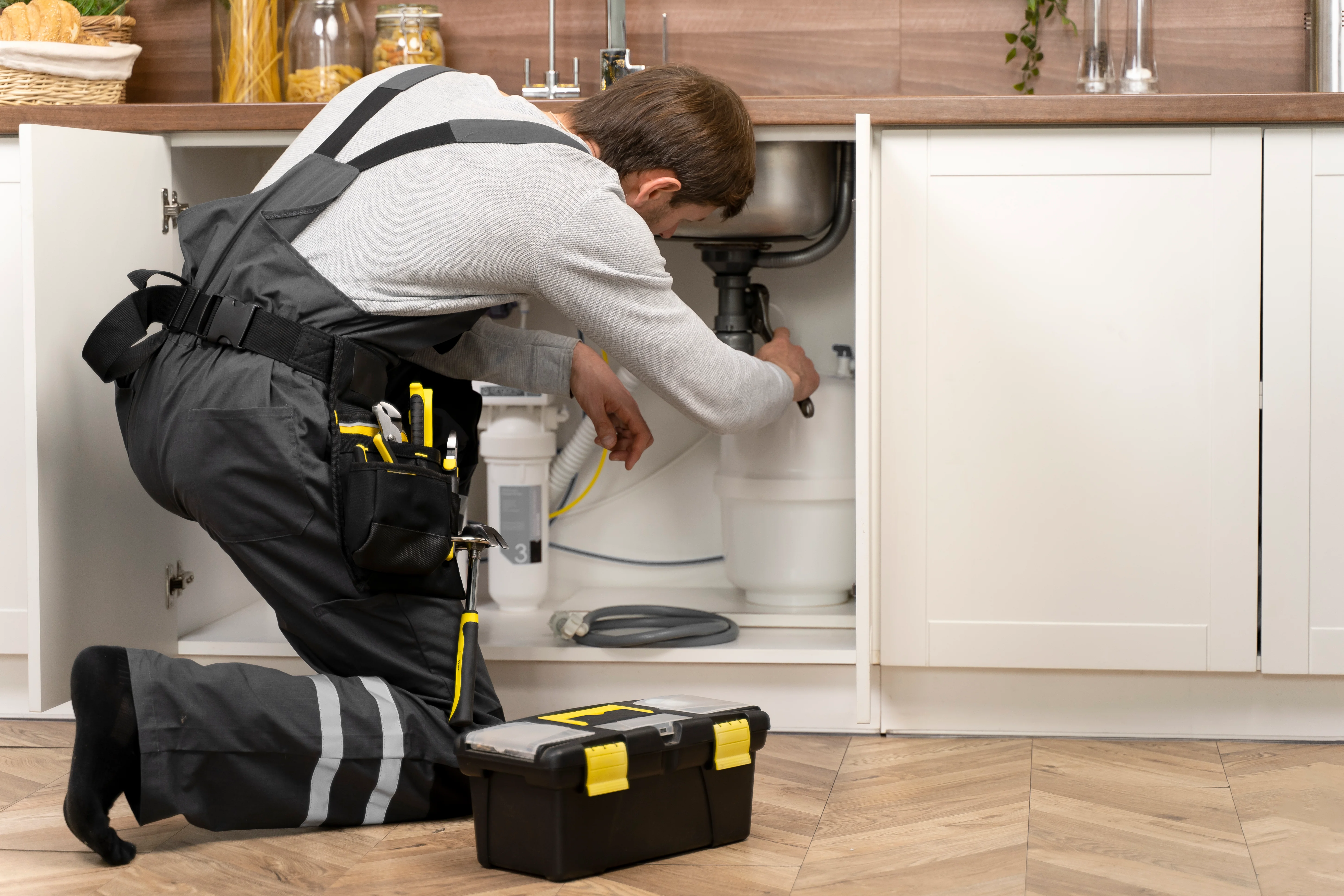 Locksmith on the job – busy when emergency lockout calls come in